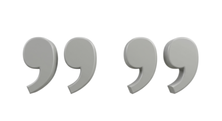 Isolated Quotation Marks