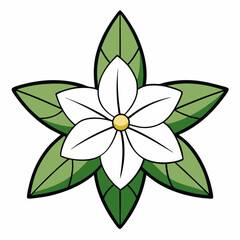 vector illustration of a lotus flower