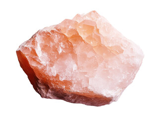 Fototapeta premium Pink Himalayan salt crystal for natural seasoning and cooking, cut out