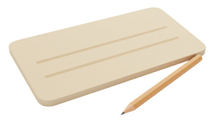 Isolated Soap Dish with Pencil