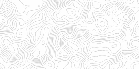 Modern topography digital map design White background with topographic world grid wave Topographic map geographic line texture.	
