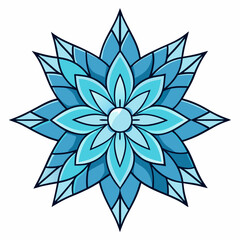 abstract flower vector illustration