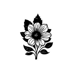 icon day of the dead hand draw black grey-22