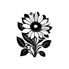 icon day of the dead hand draw black grey-27