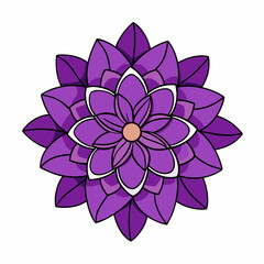 Fototapeta premium vector pink flower