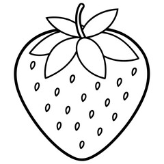 Strawberry art vector