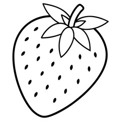 Strawberry art vector