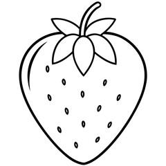 Strawberry art vector