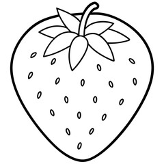 Strawberry art vector
