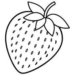 Strawberry art vector
