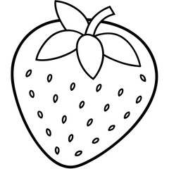 Strawberry art vector
