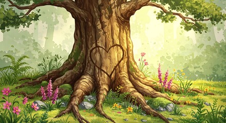 Whispers of the Ancient Heart AI Generated