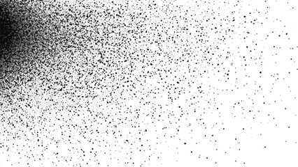 Grunge background of black and white. Abstract illustration texture of cracks, Subtle grain texture overlay. Vector background