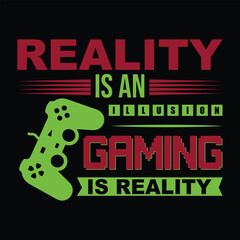 Obraz premium Gaming t shirt design