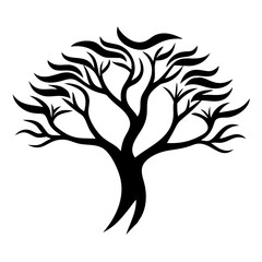 tree silhouette vector