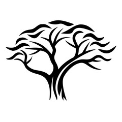 tree silhouette vector
