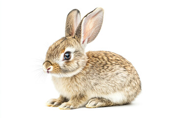 Obraz premium a small rabbit sitting on a white surface