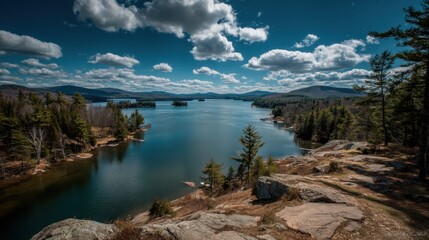 Winnipesaukee Vista: Weirs at Dawn