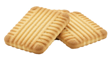 Isolated Square Cookies