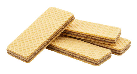Isolated Chocolate Wafers