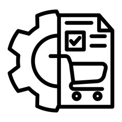 Sell Icon Line Style for Startup Business Pack Icon Themes