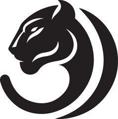 Panther Lines Logo Vector