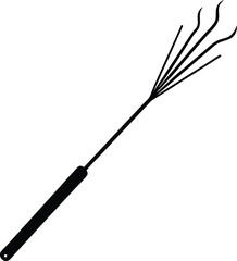 black silhouette of a dart