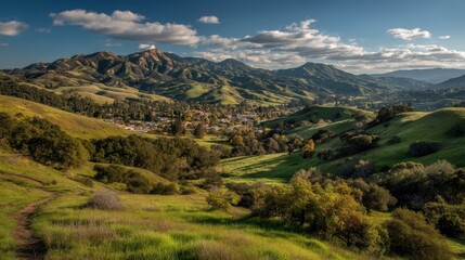 County Vista: Golden Hour Serenity