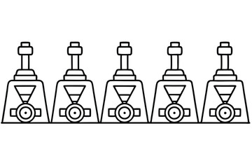 Powershift GX12 Line Art Symbolizing Advanced Technology for Power Shifting