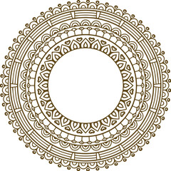 Beautiful flower art and mandala vector design