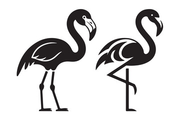 Stylish Black and White Silhouette of a Fox