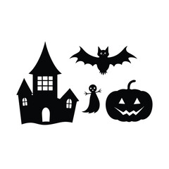 halloween background with pumpkin