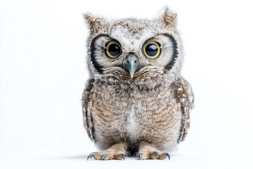 Obraz premium a close up of a owl with big eyes