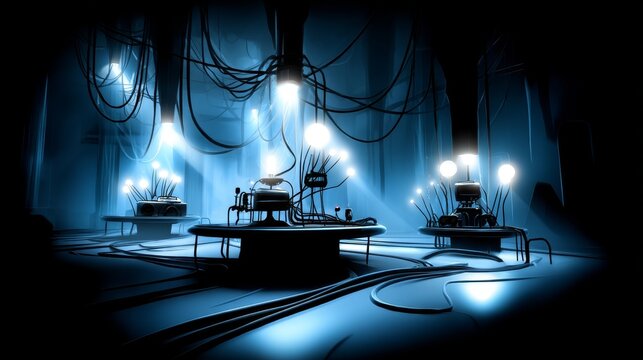 The world's online realm features vibrant, energetic links to technology