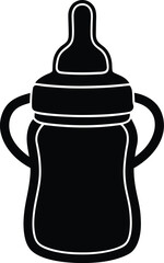 baby bottle and spoon