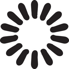 Radial Pattern Vector Half