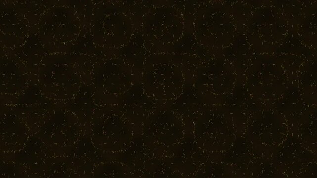 0s and 1s binary data following a path in black background.