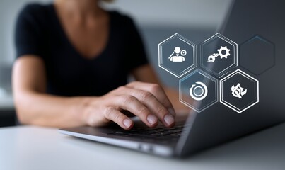 Developing skills and providing training, focusing on personal growth, and introducing the concept of acquiring new skills, upskilling, and reskilling, as digital and AI technologies drive