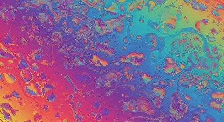 Obraz premium Chromatic Currents AI Generated