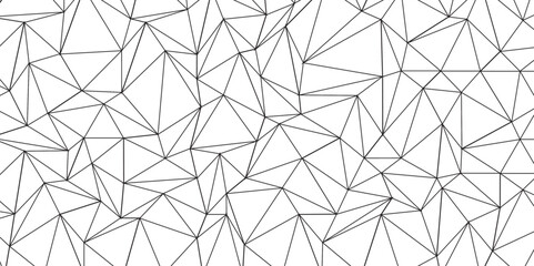 Abstract low poly geometric triangle grid background. Mockup isolated on white background. Retro of geometric shapes. Stock vector technology graphic web design wallpaper template, vector illustration