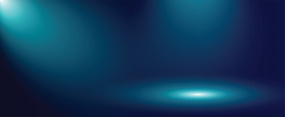 Dark Blue Abstract Background with Soft Light Beams