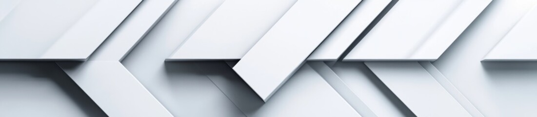 Abstract white geometric design