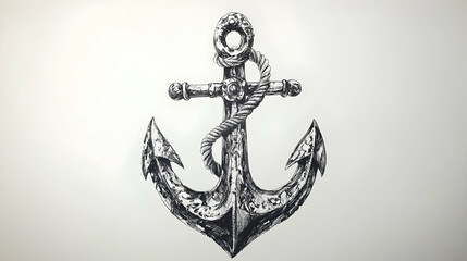 drawing of anchor illustration