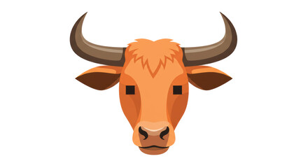 Isolated Bull Head