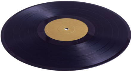 Isolated Vinyl Record