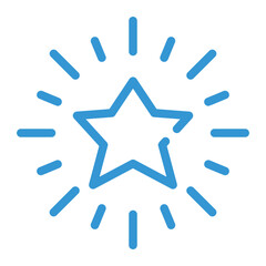 Obraz premium glow of excellence icon