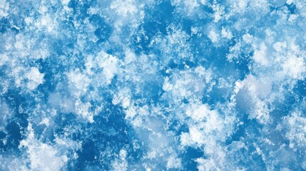 Obraz premium Abstract blue texture resembling clouds or a marbled effect, with swirling white patterns against a deep blue background
