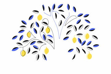 abstract floral design