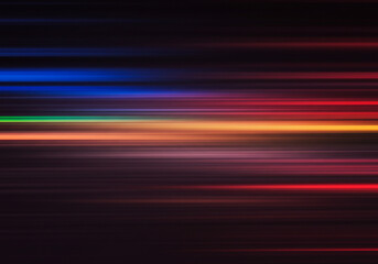 [Generative AI] 무지개 빛줄기 모션 블러 배경
