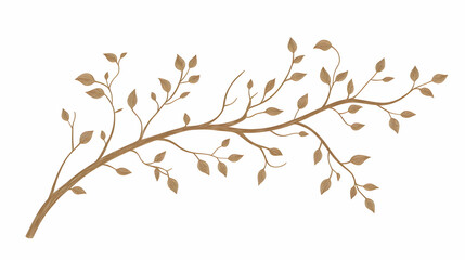 tree branch drawing illustration